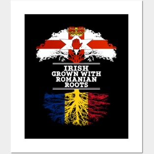 Northern Irish Grown With Romanian Roots - Gift for Romanian With Roots From Romania Posters and Art